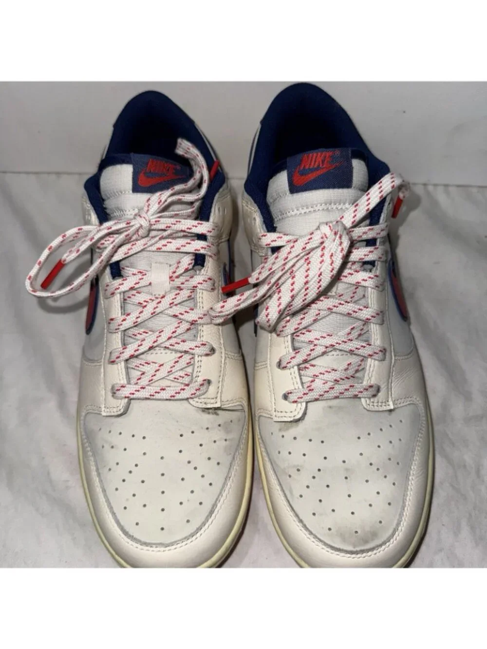 Nike Dunk Low Retro Pack HV5749-110 White Red Blue Men’s Size 11.5